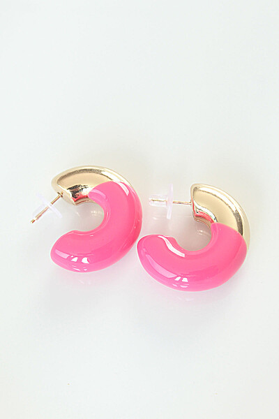 Ccb Pembe Gold çift Renk Küpe Ccb Pembe Gold çift Renk Küpe