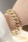 Vip Seri Pirinç Zirkon Taşlı Gold Renk Gurmet Bileklik Vip Seri Pirinç Zirkon Taşlı Gold Renk Gurmet Bileklik