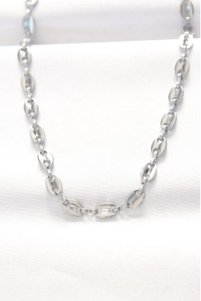 316l çelik Silver Renk Gemici Zincir Kolye 316l çelik Silver Renk Gemici Zincir Kolye