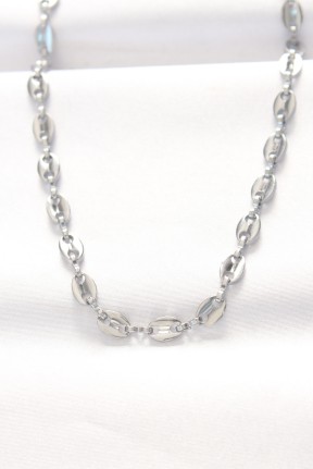 316l çelik Silver Renk Gemici Zincir Kolye 316l çelik Silver Renk Gemici Zincir Kolye