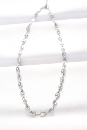 316l çelik Silver Renk Gemici Zincir Kolye 316l çelik Silver Renk Gemici Zincir Kolye