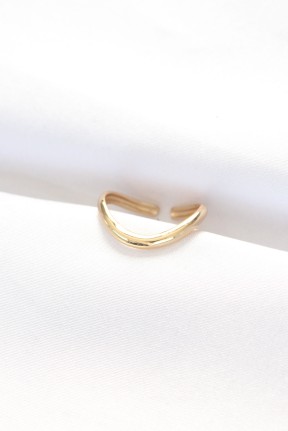 Yassı Gold Renk Ayarlanabilir Yüzük Yassı Gold Renk Ayarlanabilir Yüzük