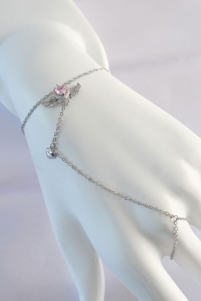 316l çelik Gümüş Renk Pembe Zirkon Taşlı Kanatlı Kalp Model şahmeran 316l çelik Gümüş Renk Pembe Zirkon Taşlı Kanatlı Kalp Model şahmeran