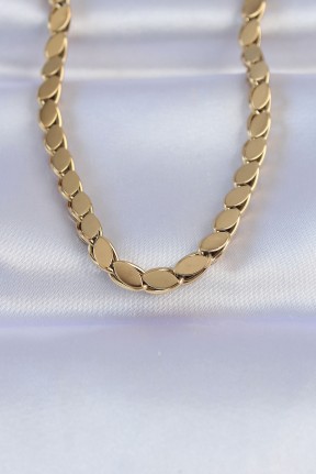 316l çelik Gold Renk Arpa Model Kolye 316l çelik Gold Renk Arpa Model Kolye