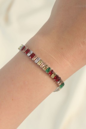 316l çelik Gümüş Renk Renkli Su Yolu Tasarımlı Bileklik 316l çelik Gümüş Renk Renkli Su Yolu Tasarımlı Bileklik