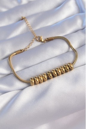 316l çelik Gold Renk Oval Figürlü Bileklik 316l çelik Gold Renk Oval Figürlü Bileklik