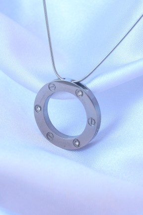 316l çelik Gümüş Renk Zirkon Taşlı Model Kolye 316l çelik Gümüş Renk Zirkon Taşlı Model Kolye