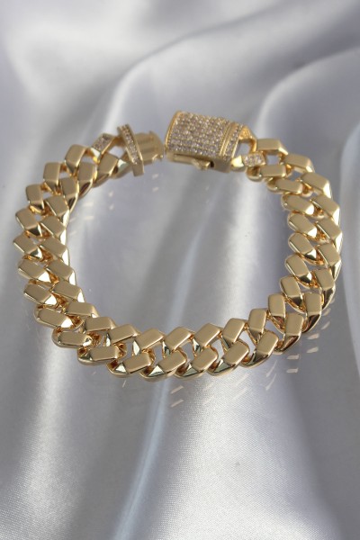 Vip Seri Gurmet Zirkon Taşlı Gold Renk Bileklik Vip Seri Gurmet Zirkon Taşlı Gold Renk Bileklik