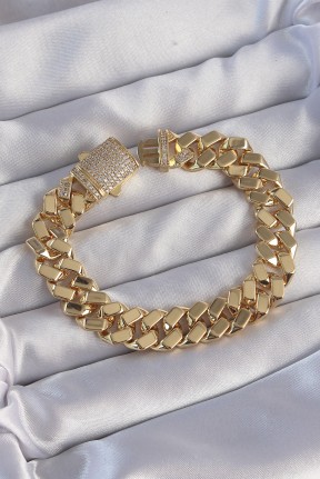 Vip Seri Gurmet Zirkon Taşlı Gold Renk Bileklik Vip Seri Gurmet Zirkon Taşlı Gold Renk Bileklik