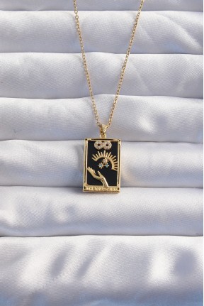 316l çelik Zincir Gold Renk Sonsuzluk Detay Zirkon Taşlı Tarot Kolye 316l çelik Zincir Gold Renk Sonsuzluk Detay Zirkon Taşlı Tarot Kolye