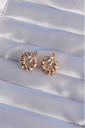 Xupi̇ng Rose Renk Oval Zirkon Taşlı Burgu Model Küpe Xupi̇ng Rose Renk Oval Zirkon Taşlı Burgu Model Küpe