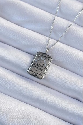 316l çelik Zincir Eskitme Gümüş Renk Ay Figürlü Tarot Kolye 316l çelik Zincir Eskitme Gümüş Renk Ay Figürlü Tarot Kolye