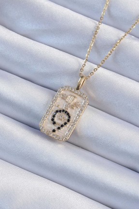 316l çelik Zincir Altın Renk Zirkon Taşlı Minimal Papatya Figürlü Tarot Kolye 316l çelik Zincir Altın Renk Zirkon Taşlı Minimal Papatya Figürlü Tarot Kolye