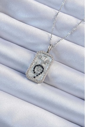316l çelik Zincir Gümüş Renk Zirkon Taşlı Minimal Papatya Figürlü Tarot Kolye 316l çelik Zincir Gümüş Renk Zirkon Taşlı Minimal Papatya Figürlü Tarot Kolye