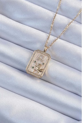 316l çelik Zincir Altın Renk Zirkon Taşlı Aslan Figürlü Tarot Kolye 316l çelik Zincir Altın Renk Zirkon Taşlı Aslan Figürlü Tarot Kolye