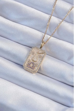 316l çelik Zincir Altın Renk Lila Zirkon Taşlı Tarot Kolye 316l çelik Zincir Altın Renk Lila Zirkon Taşlı Tarot Kolye