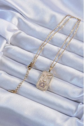 316l çelik Zincir Altın Renk Lila Zirkon Taşlı Tarot Kolye 316l çelik Zincir Altın Renk Lila Zirkon Taşlı Tarot Kolye