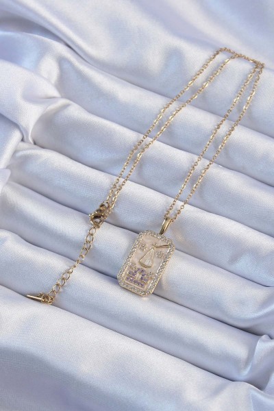 316l çelik Zincir Altın Renk Lila Zirkon Taşlı Tarot Kolye 316l çelik Zincir Altın Renk Lila Zirkon Taşlı Tarot Kolye