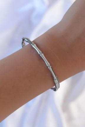 316l çelik Gümüş Renk Kemik Model Bileklik 316l çelik Gümüş Renk Kemik Model Bileklik