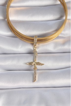 Pirinç Gold Renk Zirkon Taş Detaylı Elif Model Anka Kuşu Figür Ajda Charm Pirinç Gold Renk Zirkon Taş Detaylı Elif Model Anka Kuşu Figür Ajda Charm