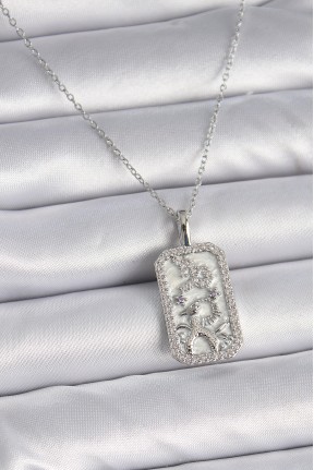 316l çelik Gümüş Renk Zincir Oğlak Burcu Zirkon Taşlı Kadın Kolye 316l çelik Gümüş Renk Zincir Oğlak Burcu Zirkon Taşlı Kadın Kolye