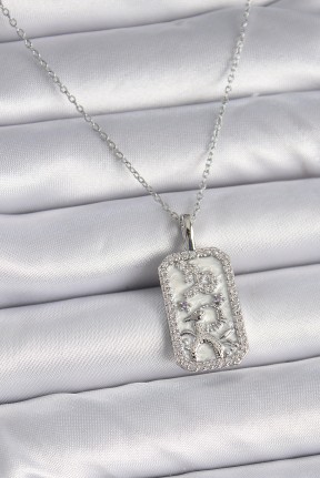 316l çelik Gümüş Renk Zincir Oğlak Burcu Zirkon Taşlı Kadın Kolye 316l çelik Gümüş Renk Zincir Oğlak Burcu Zirkon Taşlı Kadın Kolye