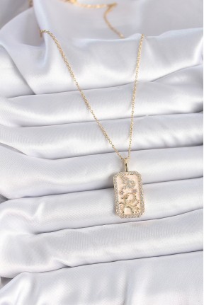 316l çelik Gold Renk Zincir Oğlak Burcu Zirkon Taşlı Kadın Kolye 316l çelik Gold Renk Zincir Oğlak Burcu Zirkon Taşlı Kadın Kolye