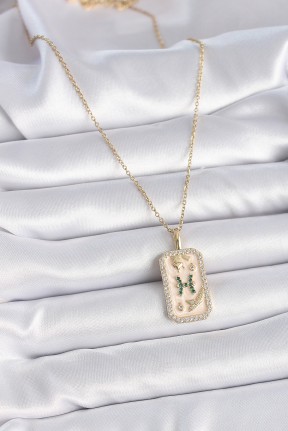 316l çelik Gold Renk Zincir Balık Burcu Zirkon Taşlı Kadın Kolye 316l çelik Gold Renk Zincir Balık Burcu Zirkon Taşlı Kadın Kolye