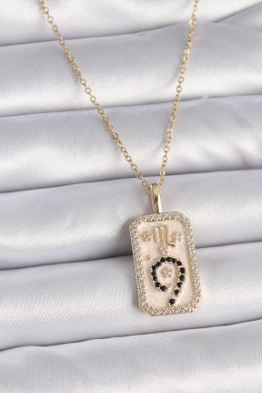 316l çelik Gold Renk Zincir Akrep Burcu Zirkon Taşlı Kadın Kolye 316l çelik Gold Renk Zincir Akrep Burcu Zirkon Taşlı Kadın Kolye