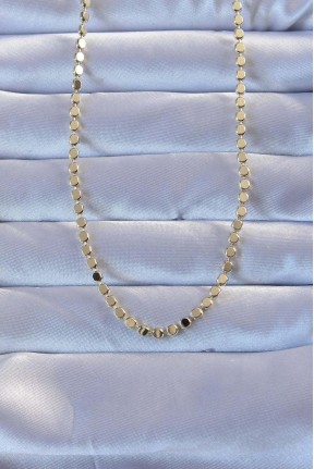 316l çelik Gold Renk 60 Cm Parçalı Ezme Kolye 316l çelik Gold Renk 60 Cm Parçalı Ezme Kolye