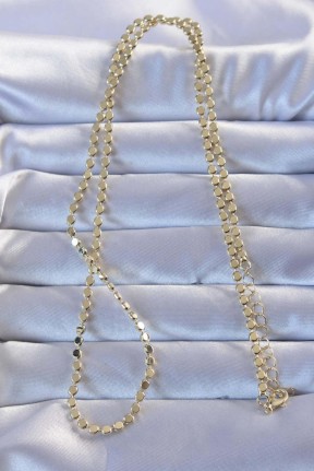 316l çelik Gold Renk 60 Cm Parçalı Ezme Kolye 316l çelik Gold Renk 60 Cm Parçalı Ezme Kolye