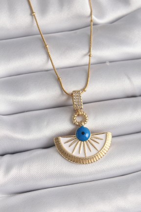 316l çelik Gold Renk Zincir Zirkon Taş Detaylı Nazar Boncuk Göz Model Kadın Kolye 316l çelik Gold Renk Zincir Zirkon Taş Detaylı Nazar Boncuk Göz Model Kadın Kolye