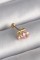 316l çelik Gold Renk Pembe Zirkon Taşlı Kalp Tragus Piercing