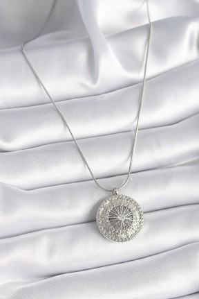 316l çelik Gümüş Renk Zirkon Taşlı 12 Burç Madalyon Model Kadın Kolye 316l çelik Gümüş Renk Zirkon Taşlı 12 Burç Madalyon Model Kadın Kolye