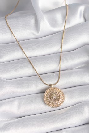 316l çelik Gold Renk Zirkon Taşlı 12 Burç Madalyon Model Kadın Kolye 316l çelik Gold Renk Zirkon Taşlı 12 Burç Madalyon Model Kadın Kolye