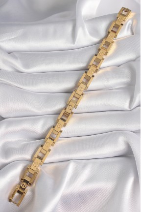 316l çelik Gold Renk Unisex Bileklik 316l çelik Gold Renk Unisex Bileklik