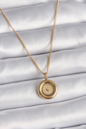 316l çelik Gold Renk Zincir Gold Altın Model Kadın Kolye 316l çelik Gold Renk Zincir Gold Altın Model Kadın Kolye