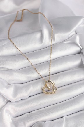 316l çelik Gold Renk Zincir Zirkon Taş Detaylı Kalp Model Sonsuzluk Detay Kadın Kolye 316l çelik Gold Renk Zincir Zirkon Taş Detaylı Kalp Model Sonsuzluk Detay Kadın Kolye