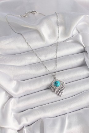 316l çelik Gümüş Renk Zincir Mavi Boncuklu Zirkon Taşlı Kadın Kolye 316l çelik Gümüş Renk Zincir Mavi Boncuklu Zirkon Taşlı Kadın Kolye