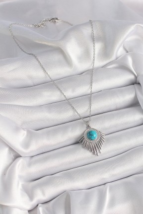 316l çelik Gümüş Renk Zincir Mavi Boncuklu Zirkon Taşlı Kadın Kolye 316l çelik Gümüş Renk Zincir Mavi Boncuklu Zirkon Taşlı Kadın Kolye