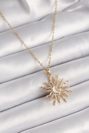 316l çelik Gold Renk Zincir Renkli Zirkon Taşlı Sedefli Ay İşleme Detay Kadın Kolye 316l çelik Gold Renk Zincir Renkli Zirkon Taşlı Sedefli Ay İşleme Detay Kadın Kolye