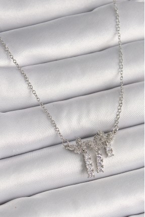 316l çelik Gümüş Renk Zincir Zirkon Taşlı Kelebek Model Sallantı Detay Kadın Kolye 316l çelik Gümüş Renk Zincir Zirkon Taşlı Kelebek Model Sallantı Detay Kadın Kolye