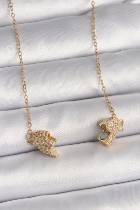 316l çelik Gold Renk Zincir Zirkon Taşlı Mıknatıslı Kalp Model Kadın Kolye 316l çelik Gold Renk Zincir Zirkon Taşlı Mıknatıslı Kalp Model Kadın Kolye