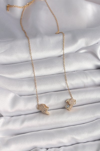 316l çelik Gold Renk Zincir Zirkon Taşlı Mıknatıslı Kalp Model Kadın Kolye 316l çelik Gold Renk Zincir Zirkon Taşlı Mıknatıslı Kalp Model Kadın Kolye