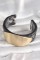 Siyah Mermer Desen Akrilik Plastik Gold Oval Plaka Model Vintage Kadın Bilezik Siyah Mermer Desen Akrilik Plastik Gold Oval Plaka Model Vintage Kadın Bilezik