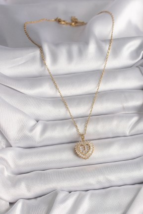 316l çelik Gold Renk Zincir Zirkon Taşlı Kalp Model Kadın Kolye 316l çelik Gold Renk Zincir Zirkon Taşlı Kalp Model Kadın Kolye