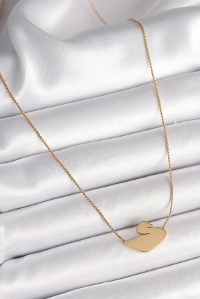 316l çelik Gold Renk Zincir Kuğu Model Kadın Kolye 316l çelik Gold Renk Zincir Kuğu Model Kadın Kolye