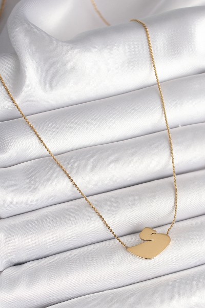 316l çelik Gold Renk Zincir Kuğu Model Kadın Kolye 316l çelik Gold Renk Zincir Kuğu Model Kadın Kolye