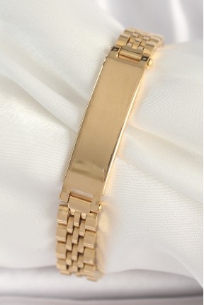 316l çelik Gold Renk Zincir Künye Model Erkek Bileklik 316l çelik Gold Renk Zincir Künye Model Erkek Bileklik