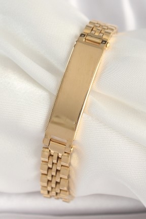 316l çelik Gold Renk Zincir Künye Model Erkek Bileklik 316l çelik Gold Renk Zincir Künye Model Erkek Bileklik